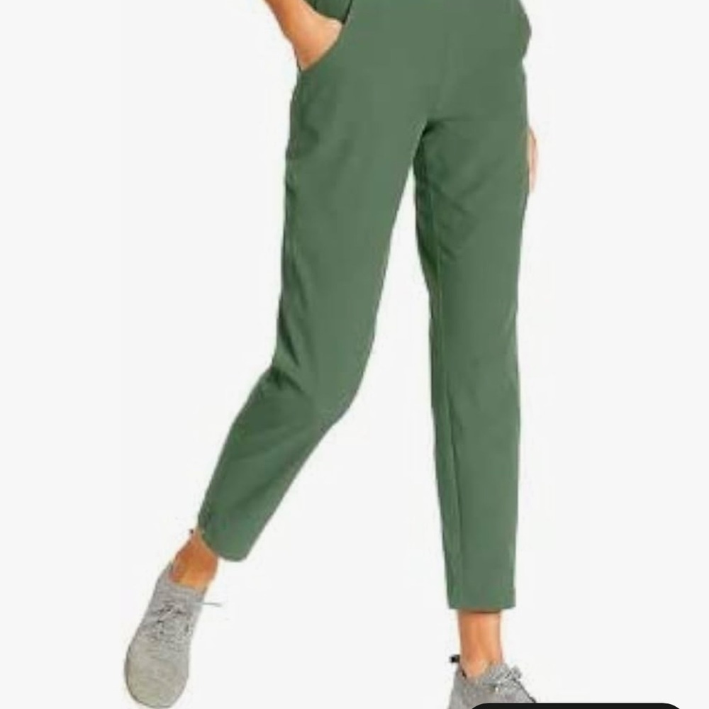 Eddie Bauer Forest Green Ankle Pants